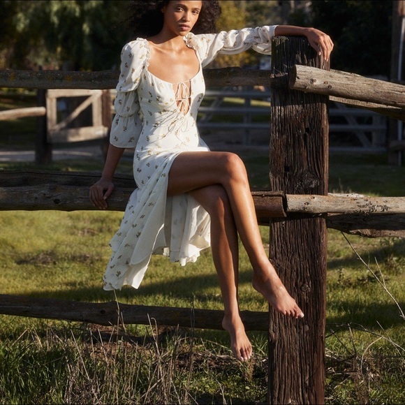 Reformation Roberta Dress rosebud - Picture 2 of 11